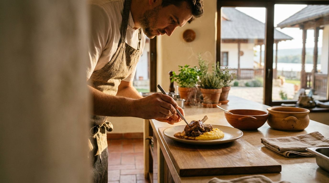Restaurant Alai – interior elegant cu mese pregătite pentru cină